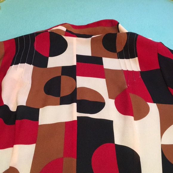 Colorful button blouse - Picture 7 of 7